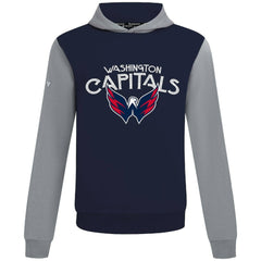 NHL Washington Capitals Levelwear Ultimate Mission Pullover Hoodie - Navy/Gray