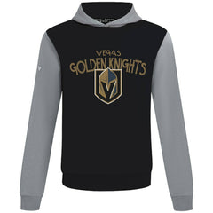 NHL Vegas Golden Knights Levelwear Ultimate Mission Pullover Hoodie - Black/Gray