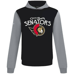 NHL Ottawa Senators Levelwear Ultimate Mission Pullover Hoodie - Black/Gray