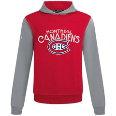 NHL Montreal Canadiens Levelwear Ultimate Mission Pullover Hoodie - Red/Gray