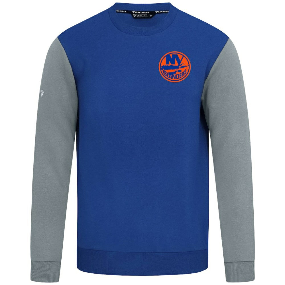 NHL New York Islanders Levelwear Ultimate Response Sweatshirt - Royal/Gray