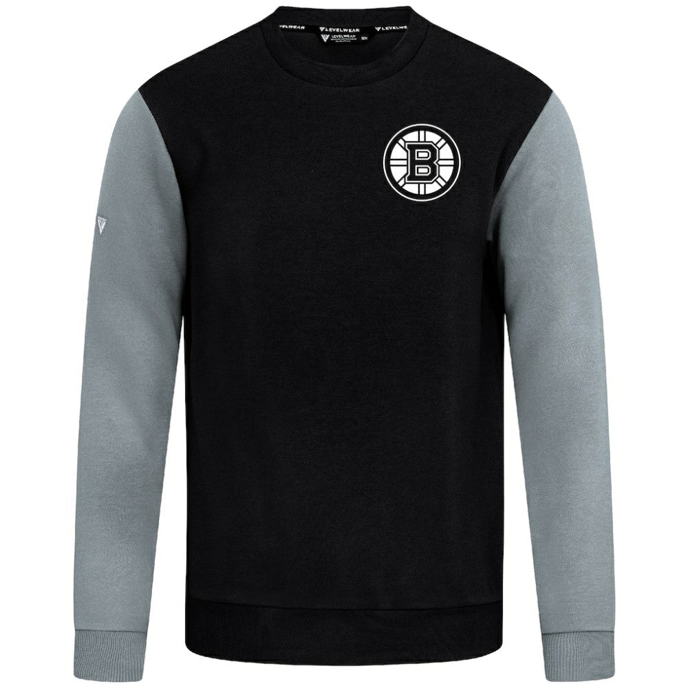 NHL Boston Bruins Levelwear Ultimate Response Sweatshirt - Black/Gray