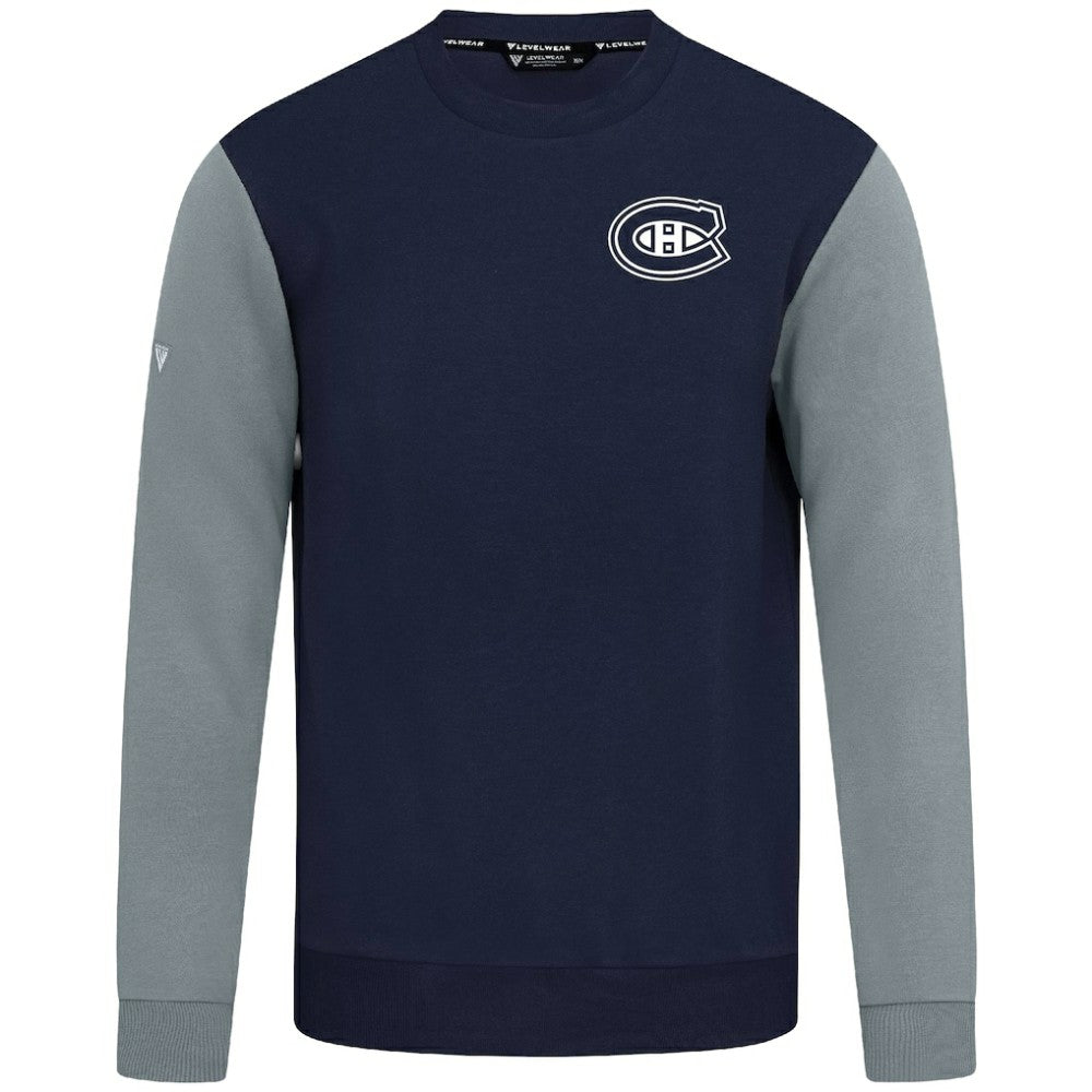 NHL Montreal Canadiens Levelwear Ultimate Response Sweatshirt - Navy/Gray
