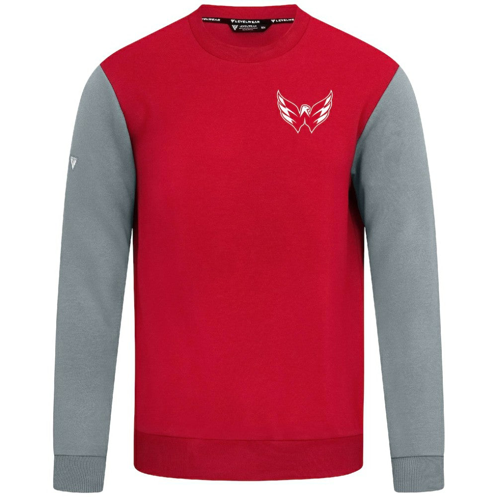 NHL Washington Capitals Levelwear Ultimate Response Sweatshirt - Red/Gray