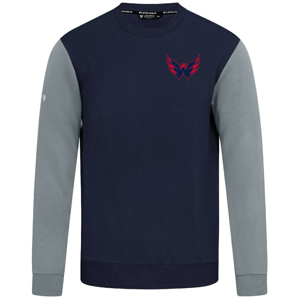 NHL Washington Capitals Levelwear Ultimate Response Sweatshirt - Navy/Gray