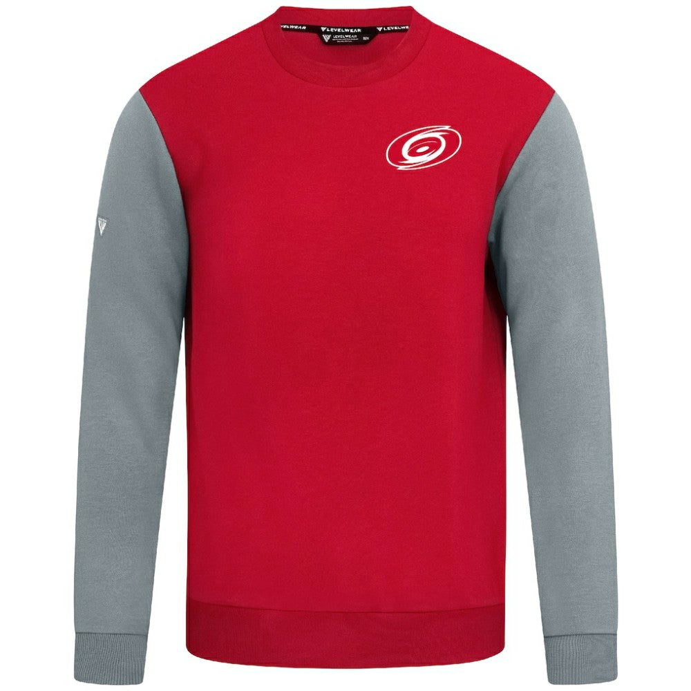 NHL Carolina Hurricanes Levelwear Ultimate Response Sweatshirt - Red/Gray