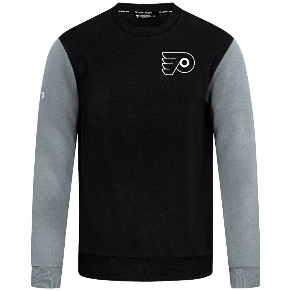 NHL Philadelphia Flyers Levelwear Ultimate Response Sweatshirt - Black/Gray