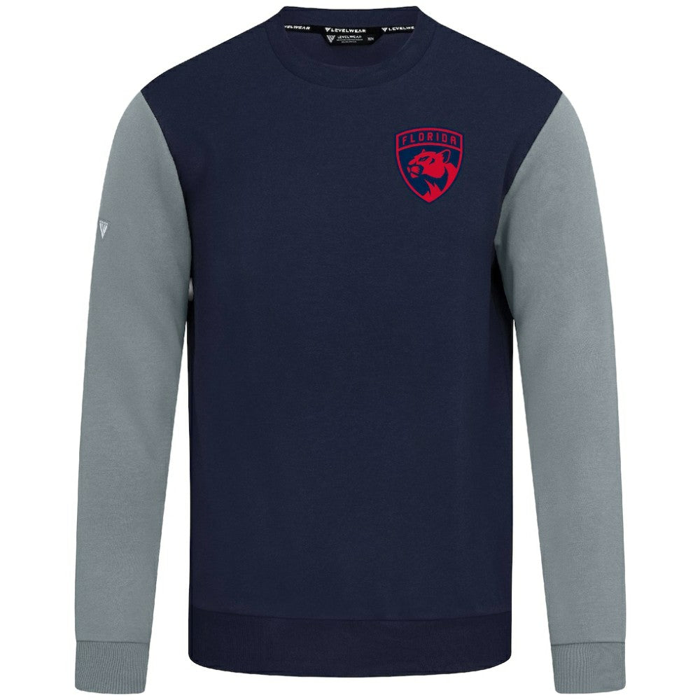 NHL Florida Panthers Levelwear Ultimate Response Sweatshirt - Navy/Gray