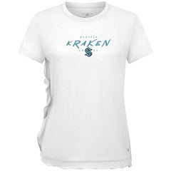 NHL Seattle Kraken Levelwear Women's Airflow Scratched T-Shirt - White