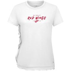 NHL Detroit Red Wings Levelwear Women's Airflow Scratched T-Shirt - White