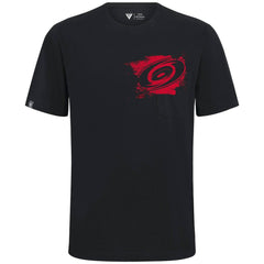NHL Carolina Hurricanes Levelwear Focal Blasted T-Shirt - Black