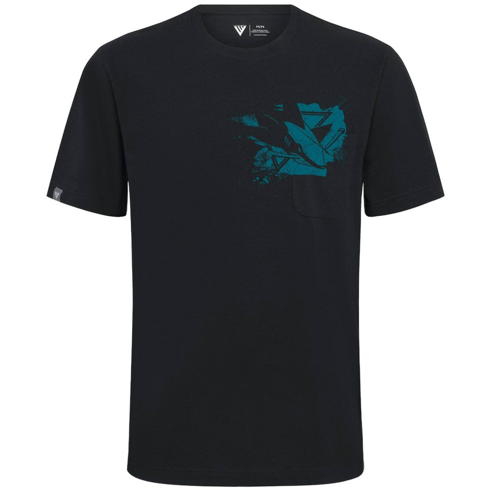 NHL San Jose Sharks Levelwear Focal Blasted T-Shirt - Black