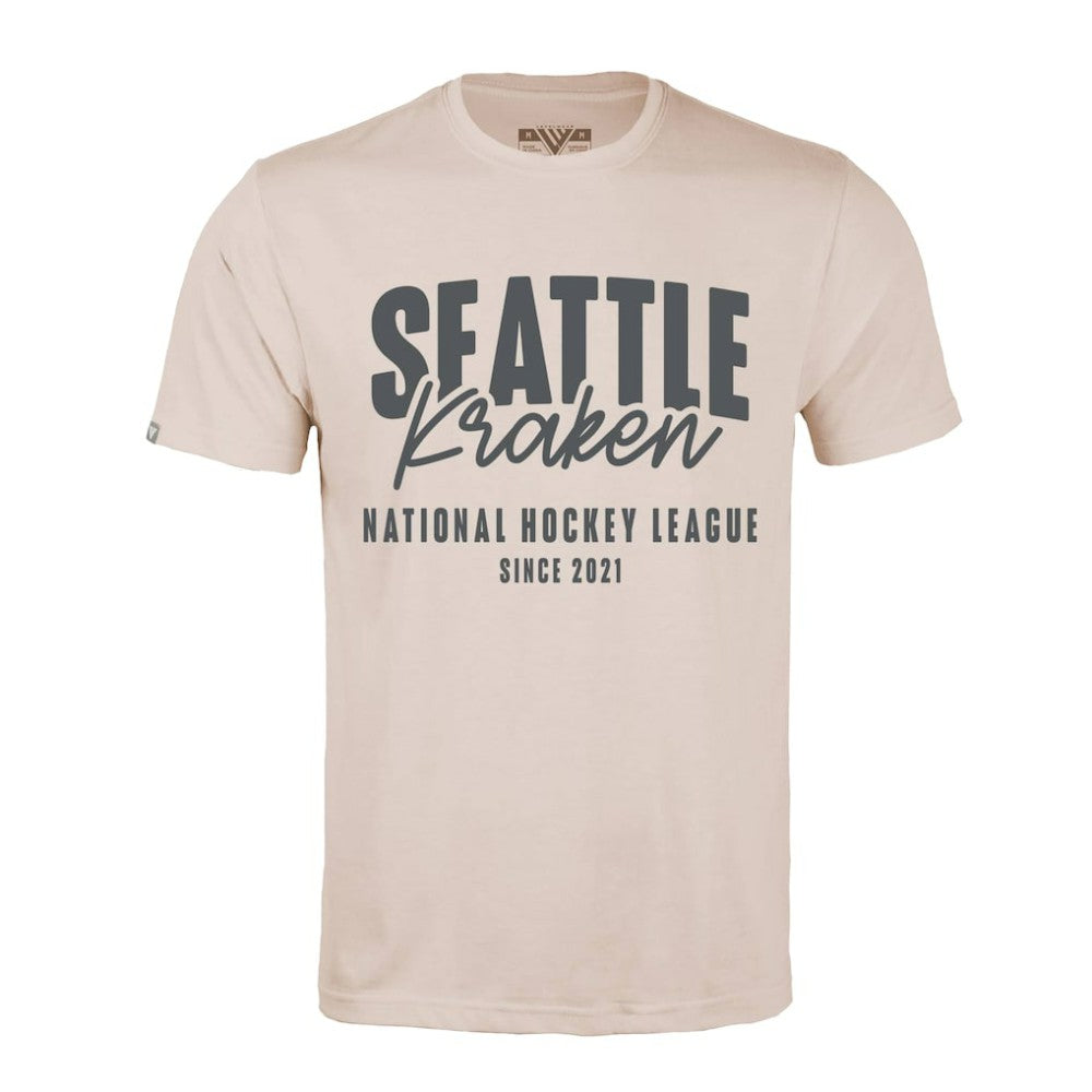 NHL Seattle Kraken Levelwear Richmond Response T-Shirt - Khaki