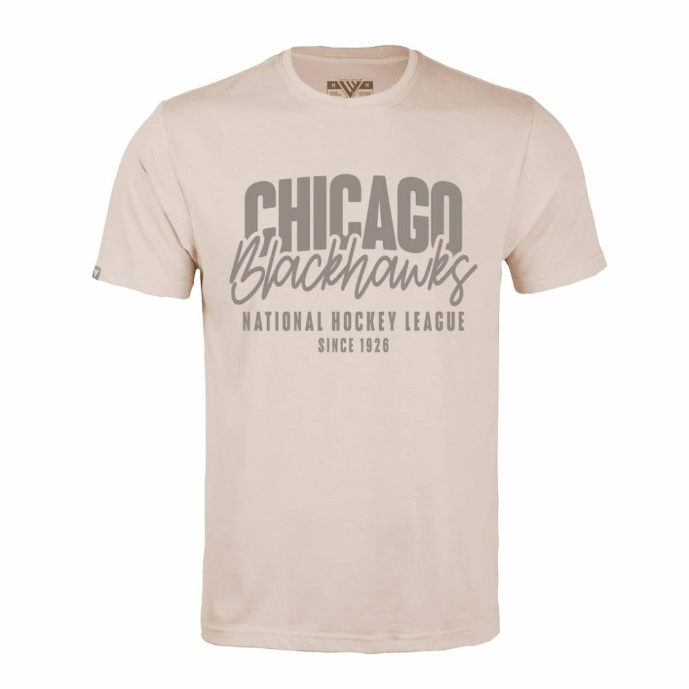 NHL Chicago Blackhawks Levelwear Richmond Response T-Shirt - Khaki