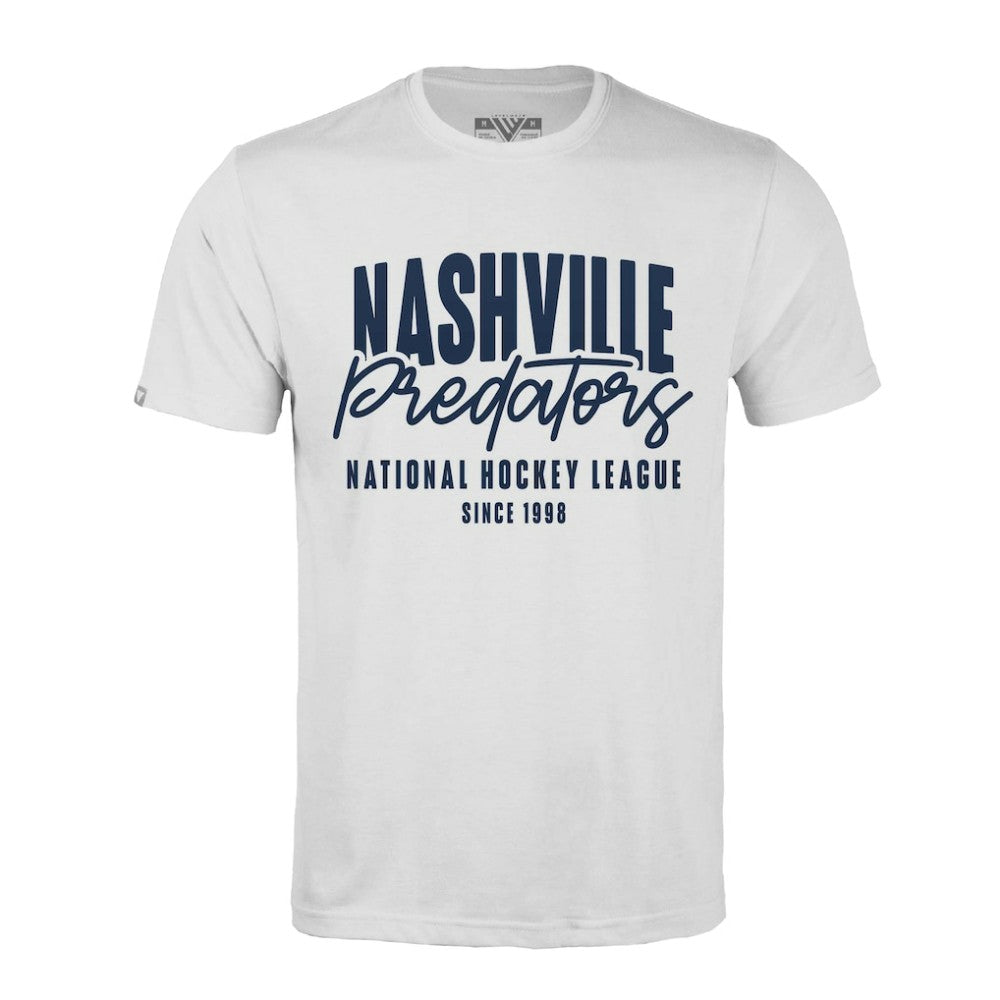 NHL Nashville Predators Levelwear Richmond Response T-Shirt - White
