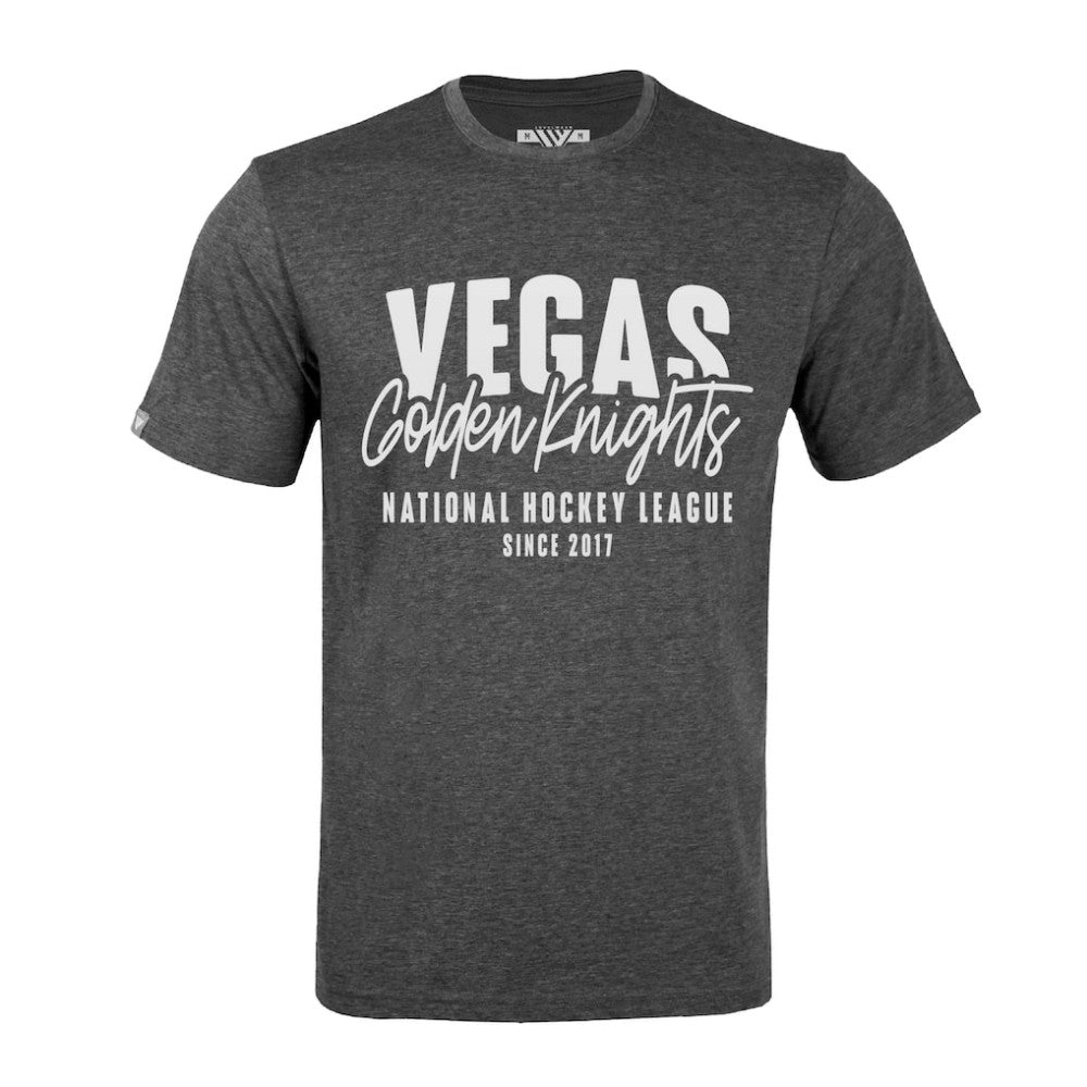 NHL Vegas Golden Knights Levelwear Richmond Response T-Shirt - Gray