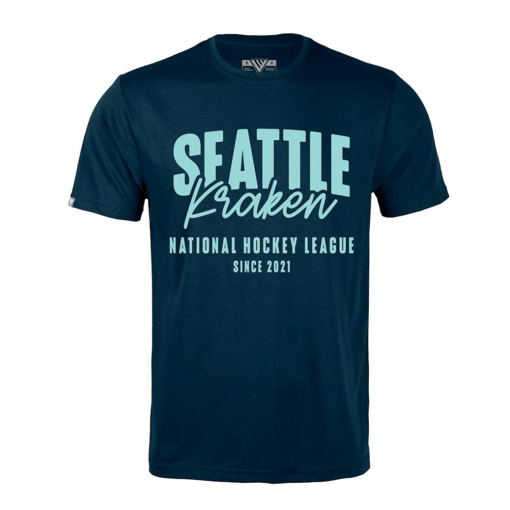 NHL Seattle Kraken Levelwear Richmond Response T-Shirt - Deep Sea Blue