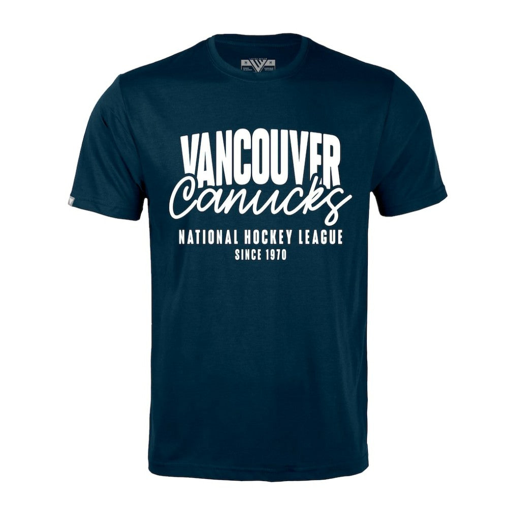 NHL Vancouver Canucks Levelwear Richmond Response T-Shirt - Navy