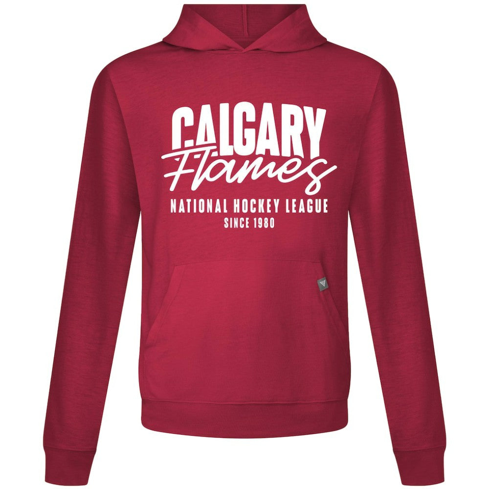NHL Calgary Flames Levelwear Relay Response Pullover Hoodie - Red