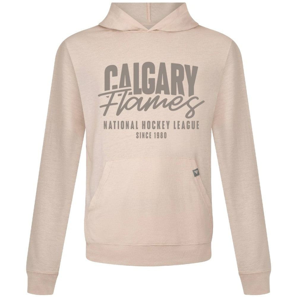 NHL Calgary Flames Levelwear Relay Response Pullover Hoodie - Khaki