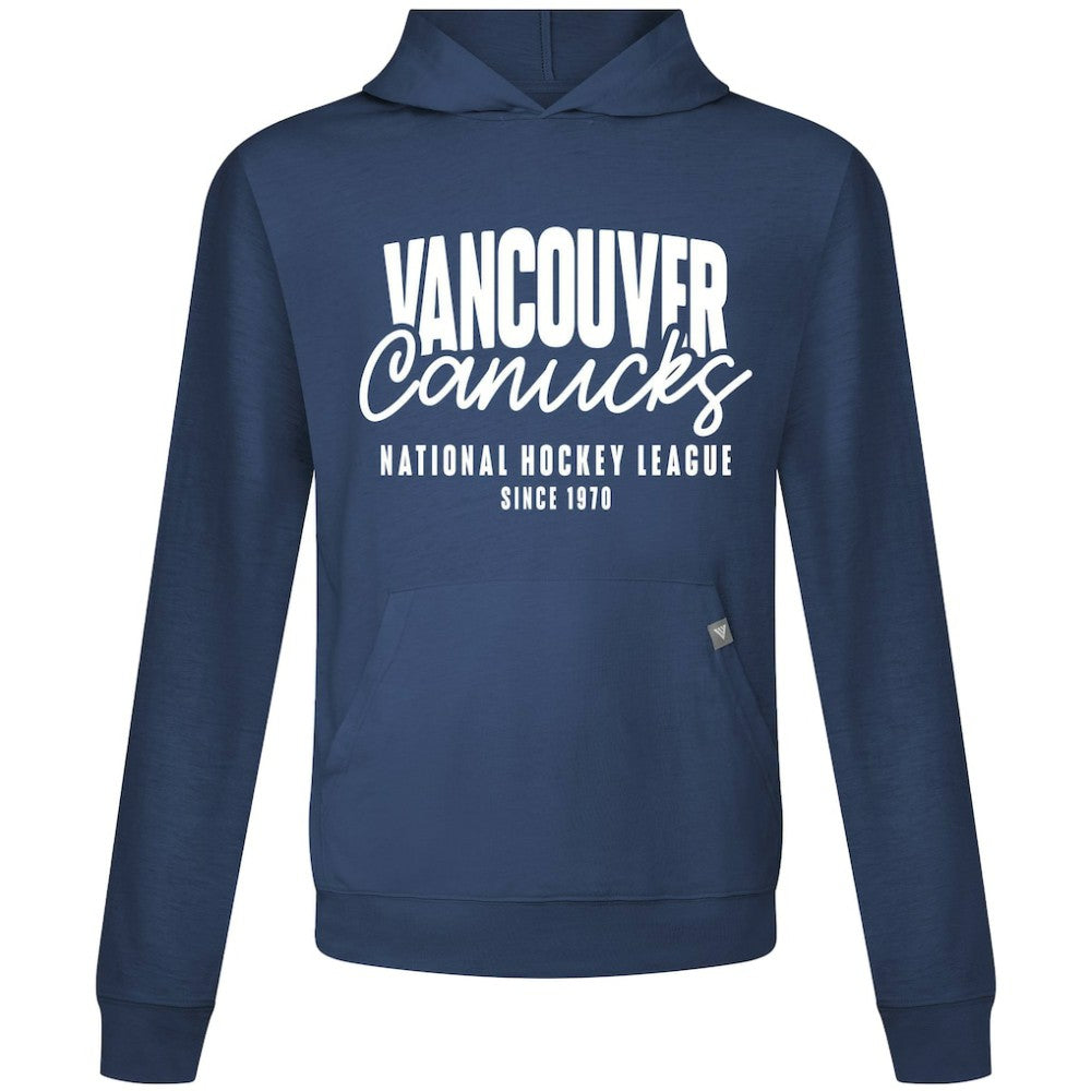NHL Vancouver Canucks Levelwear Relay Response Pullover Hoodie - Navy
