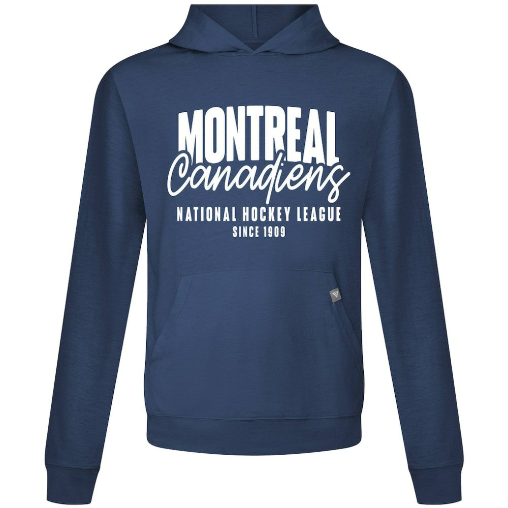 NHL Montreal Canadiens Levelwear Relay Response Pullover Hoodie - Navy