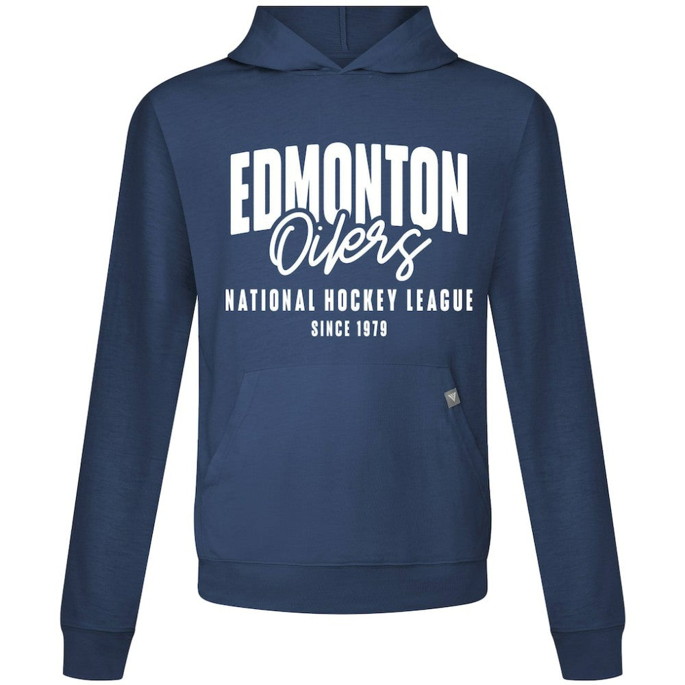 NHL Edmonton Oilers Levelwear Relay Response Pullover Hoodie - Navy