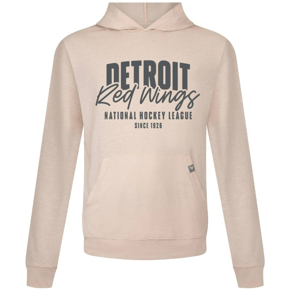 NHL Detroit Red Wings Levelwear Relay Response Pullover Hoodie - Khaki