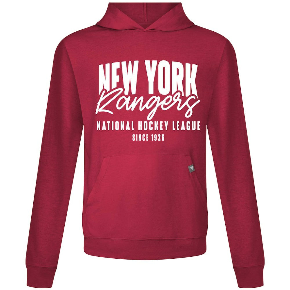 NHL New York Rangers Levelwear Relay Response Pullover Hoodie - Red
