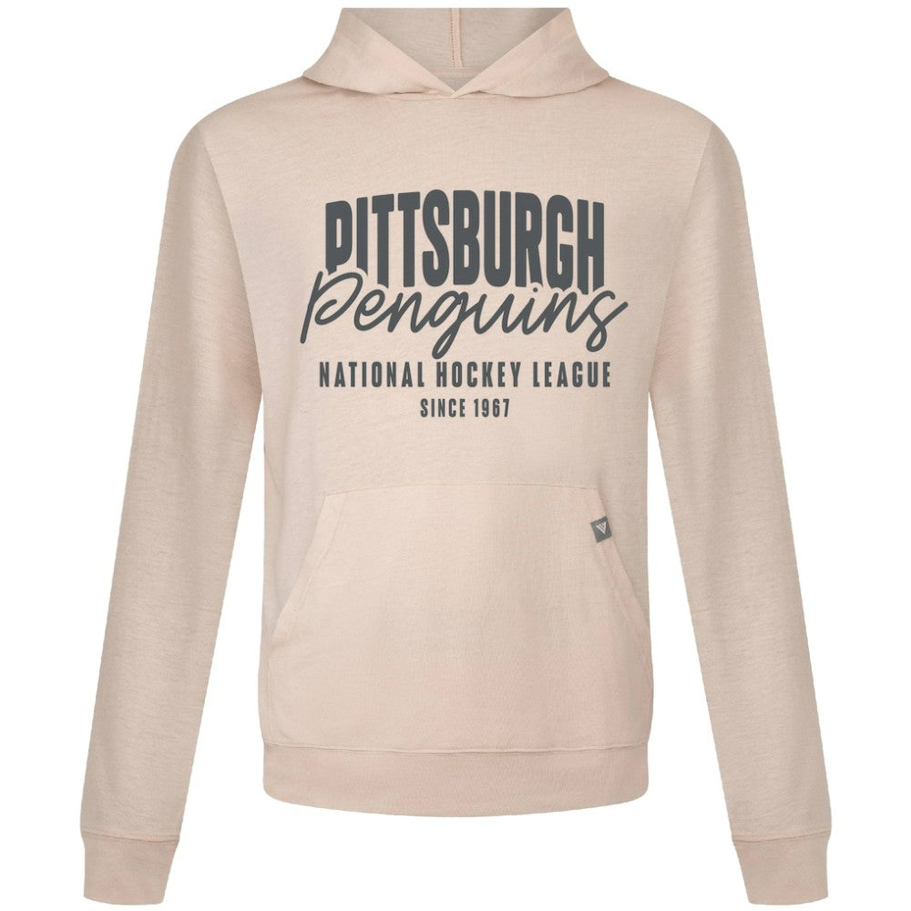 NHL Pittsburgh Penguins Levelwear Relay Response Pullover Hoodie - Khaki