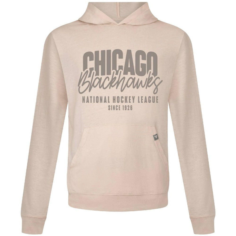 NHL Chicago Blackhawks Levelwear Relay Response Pullover Hoodie - Khaki
