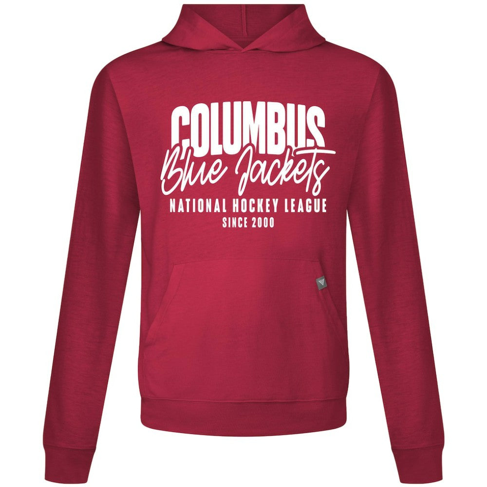 NHL Columbus Blue Jackets Levelwear Relay Response Pullover Hoodie - Red