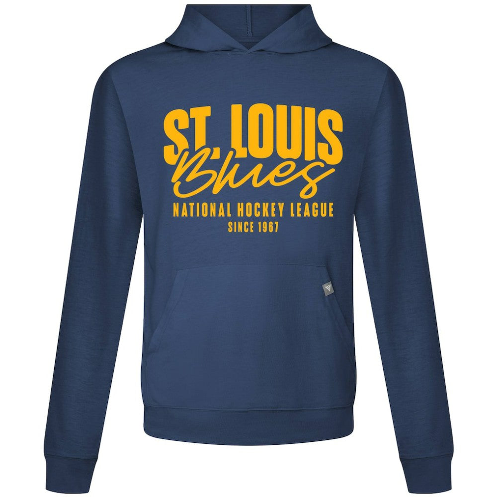 NHL St. Louis Blues Levelwear Relay Response Pullover Hoodie - Navy