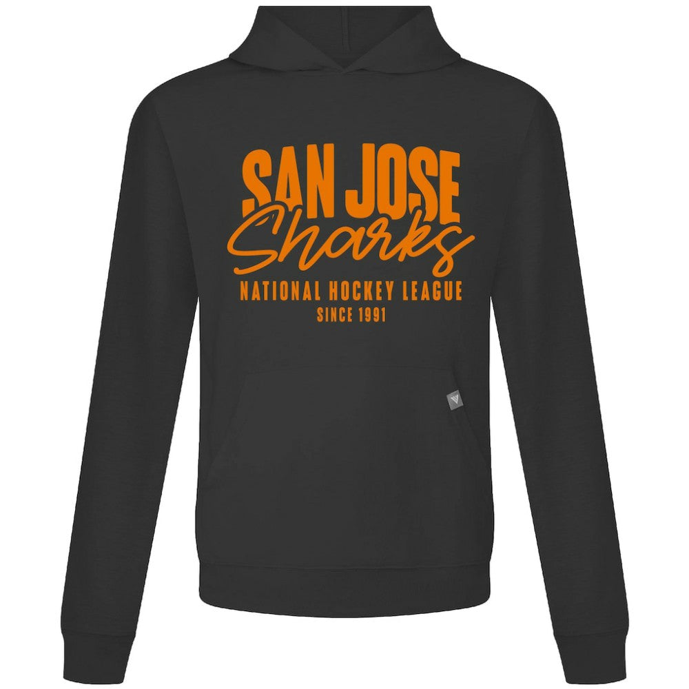 NHL San Jose Sharks Levelwear Relay Response Pullover Hoodie - Black