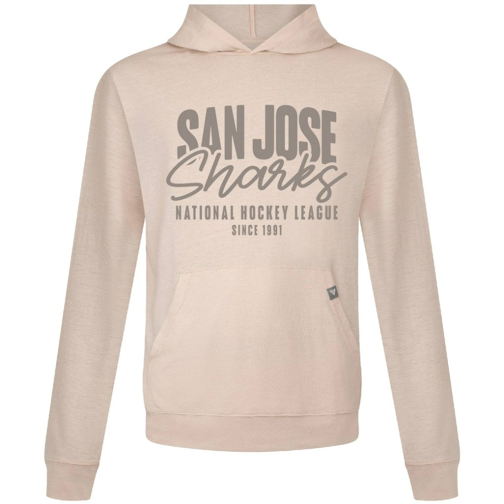 NHL San Jose Sharks Levelwear Relay Response Pullover Hoodie - Khaki