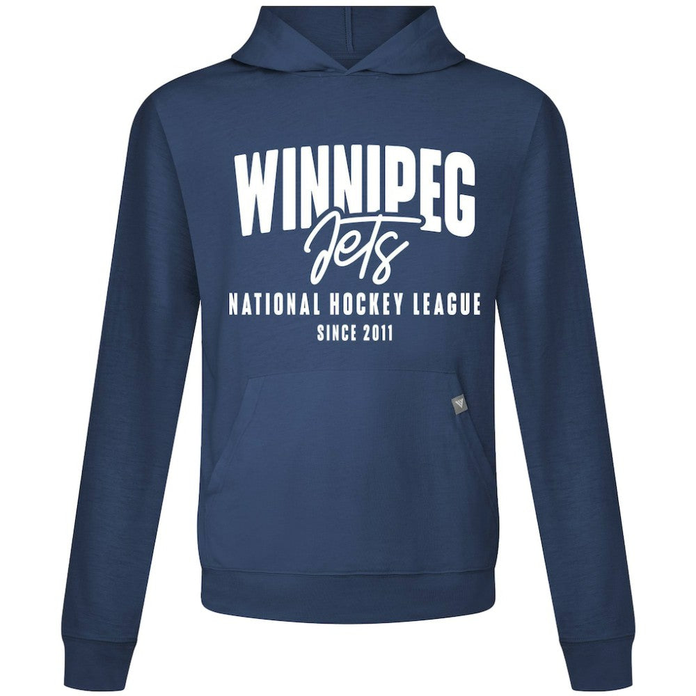 NHL Winnipeg Jets Levelwear Relay Response Pullover Hoodie - Navy