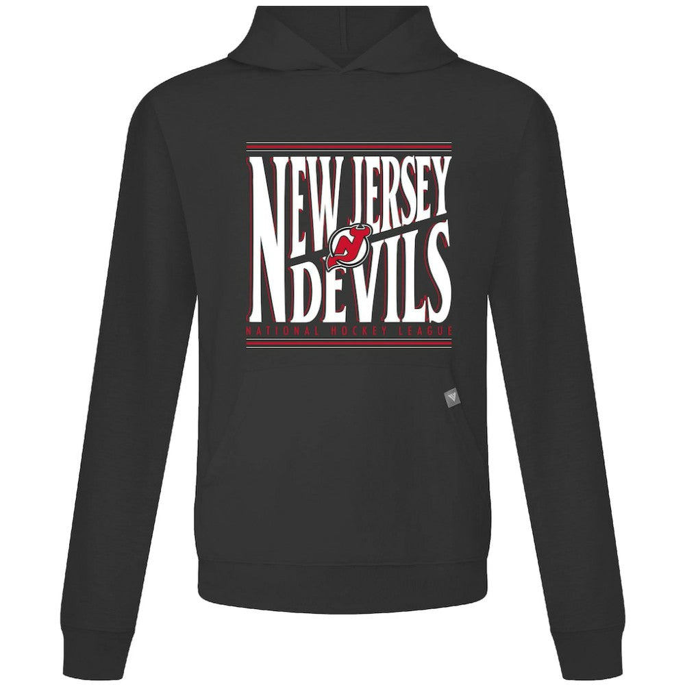 NHL New Jersey Devils Levelwear Relay Powerhouse Pullover Hoodie - Black