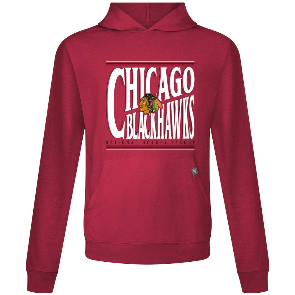 NHL Chicago Blackhawks Levelwear Relay Powerhouse Pullover Hoodie - Red