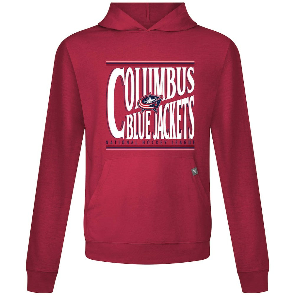 NHL Columbus Blue Jackets Levelwear Relay Powerhouse Pullover Hoodie - Red