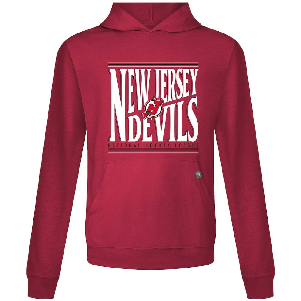 NHL New Jersey Devils Levelwear Relay Powerhouse Pullover Hoodie - Red