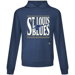 NHL St. Louis Blues Levelwear Relay Powerhouse Pullover Hoodie - Navy