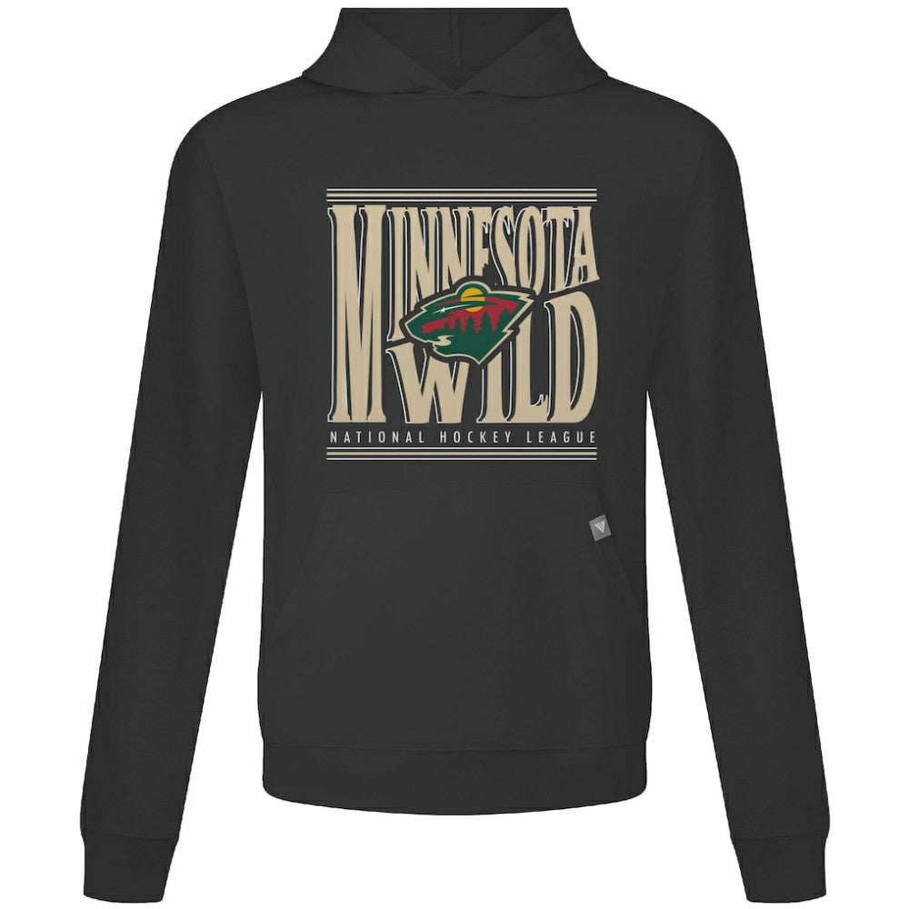 NHL Minnesota Wild Levelwear Relay Powerhouse Pullover Hoodie - Black
