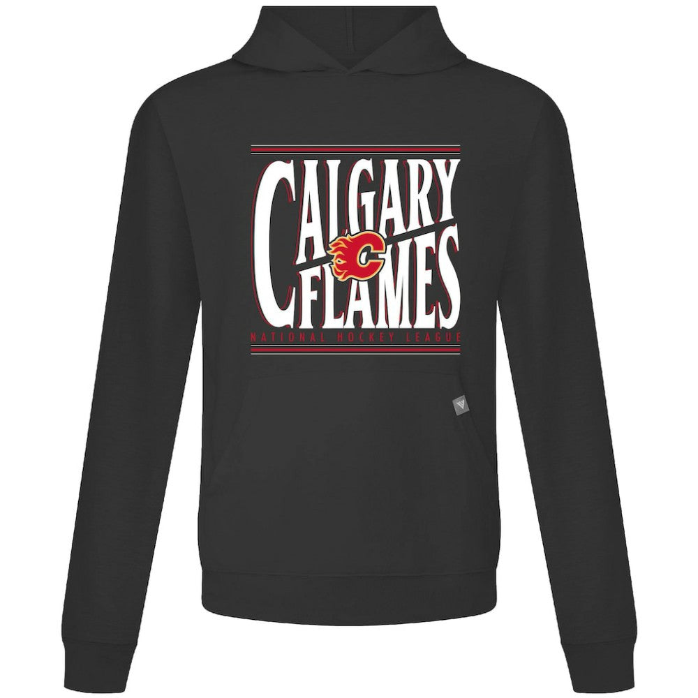NHL Calgary Flames Levelwear Relay Powerhouse Pullover Hoodie - Black