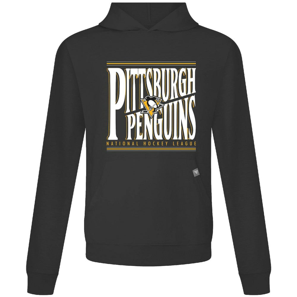 NHL Pittsburgh Penguins Levelwear Relay Powerhouse Pullover Hoodie - Black