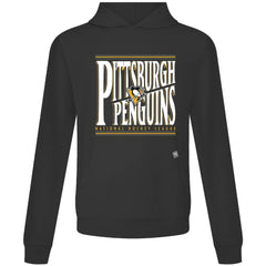 NHL Pittsburgh Penguins Levelwear Relay Powerhouse Pullover Hoodie - Black