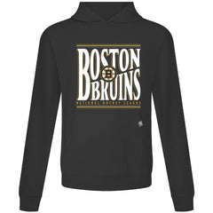 NHL Boston Bruins Levelwear Relay Powerhouse Pullover Hoodie - Black