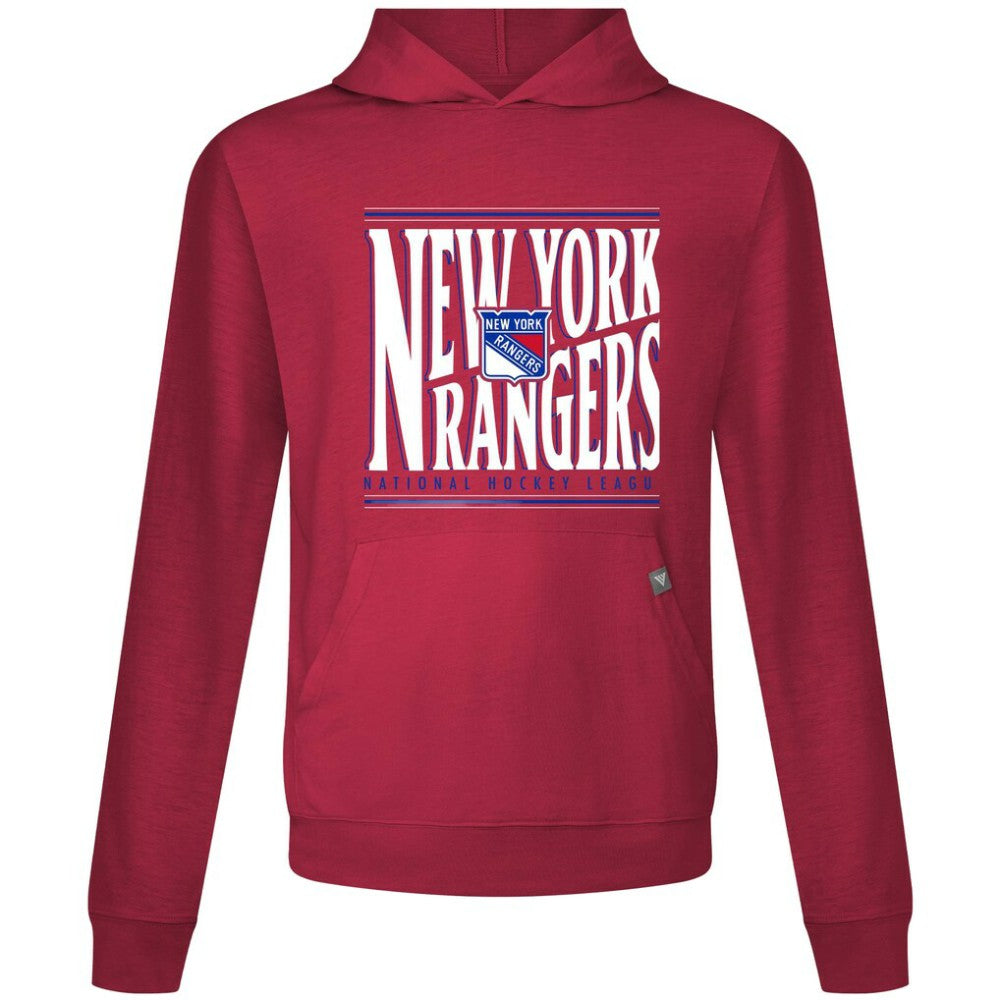 NHL New York Rangers Levelwear Relay Powerhouse Pullover Hoodie - Red