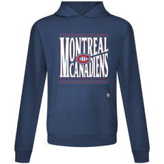 NHL Montreal Canadiens Levelwear Relay Powerhouse Pullover Hoodie - Navy