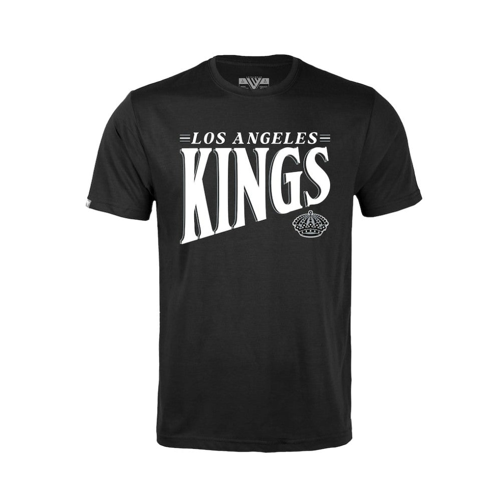 NHL Los Angeles Kings Levelwear Youth Little Richmond Tally T-Shirt - Black