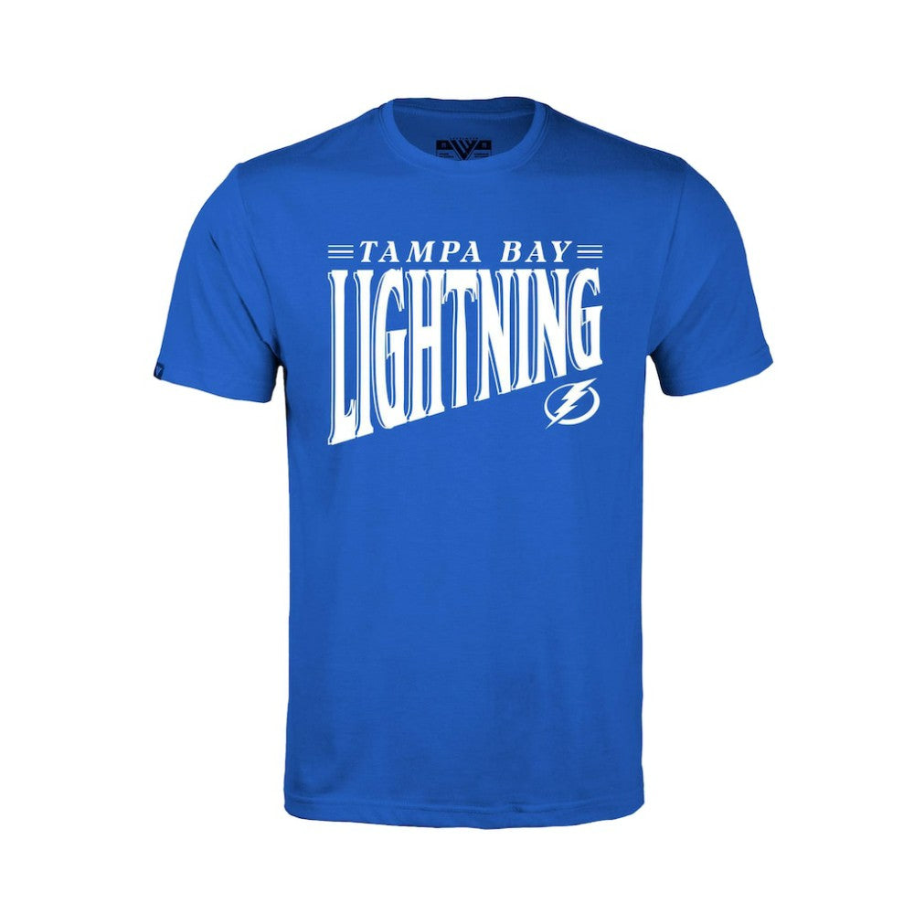 NHL Tampa Bay Lightning Levelwear Youth Little Richmond Tally T-Shirt - Royal